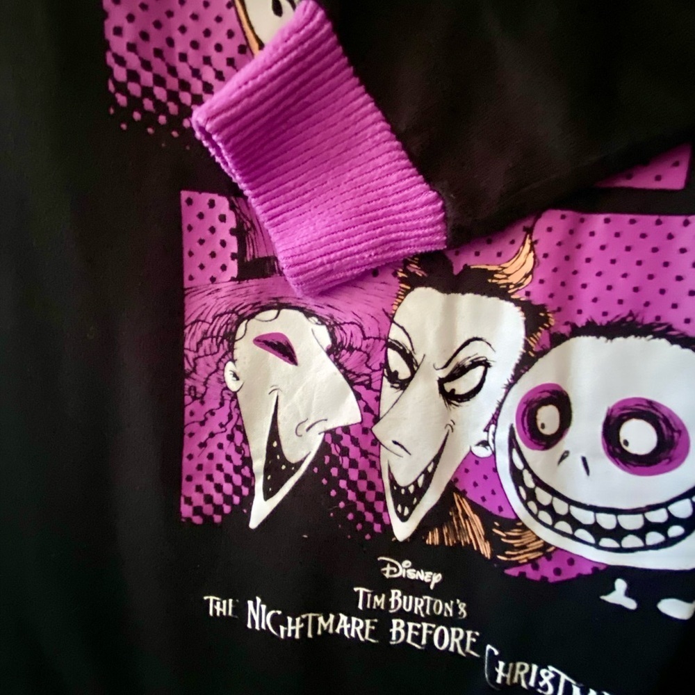 Disney The Nightmare Before Christmas  Long Sleeve Shirt - Black and Purple - Picture 6 of 9